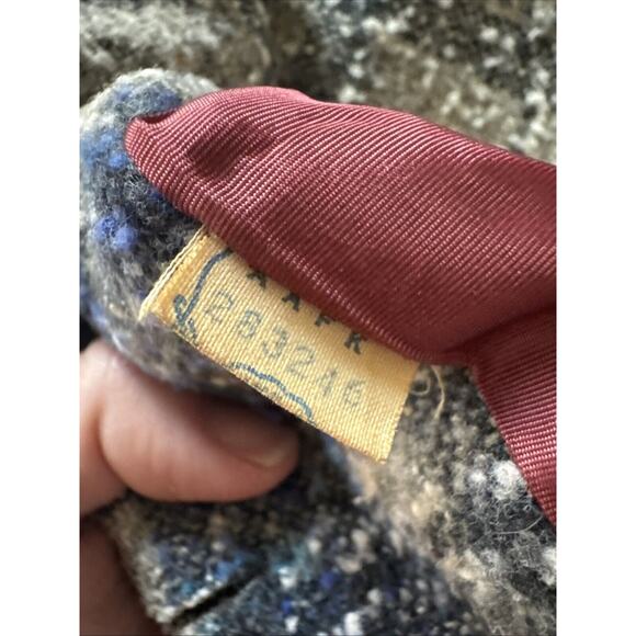 Vintage Union Label 1950s Speckled Wool Flannel Pattern Coat. EUC. One Of A Kind - Picture 7 of 12